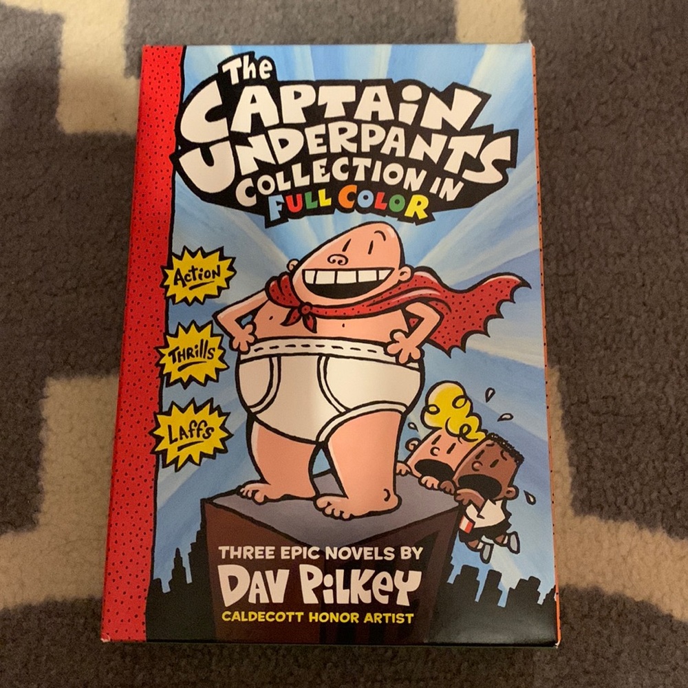 3 Captain underpants novels